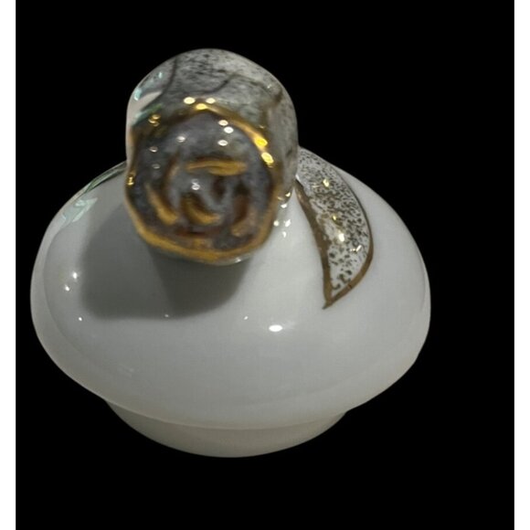 Vintage Bombay Company Ethereal Rose Porcelain Tea Pot Sugar Dish Speckled Metal - Picture 13 of 16